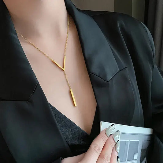 18K Gold Plated Letter Necklace – Everyday Elegant Accessory