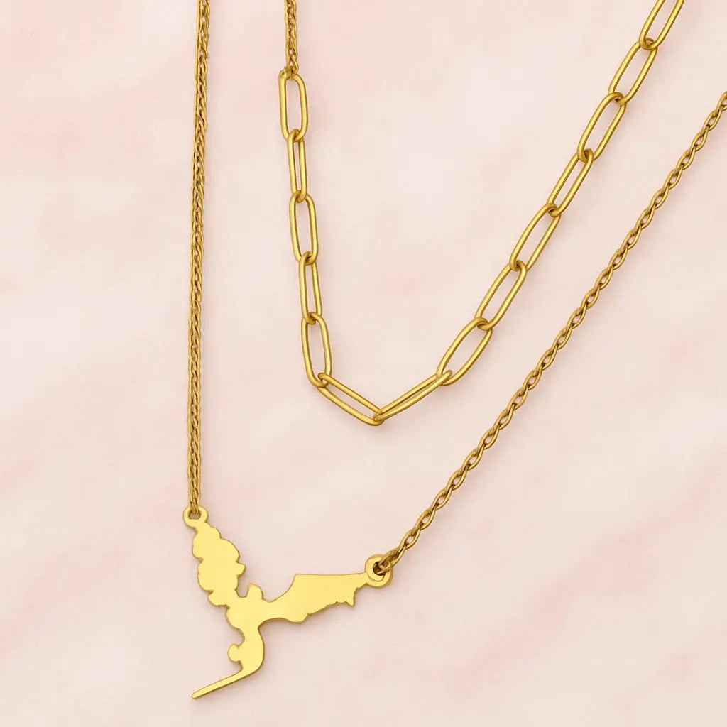 Dragon Pendant Necklace – Bold Unisex Stainless Steel Jewelry