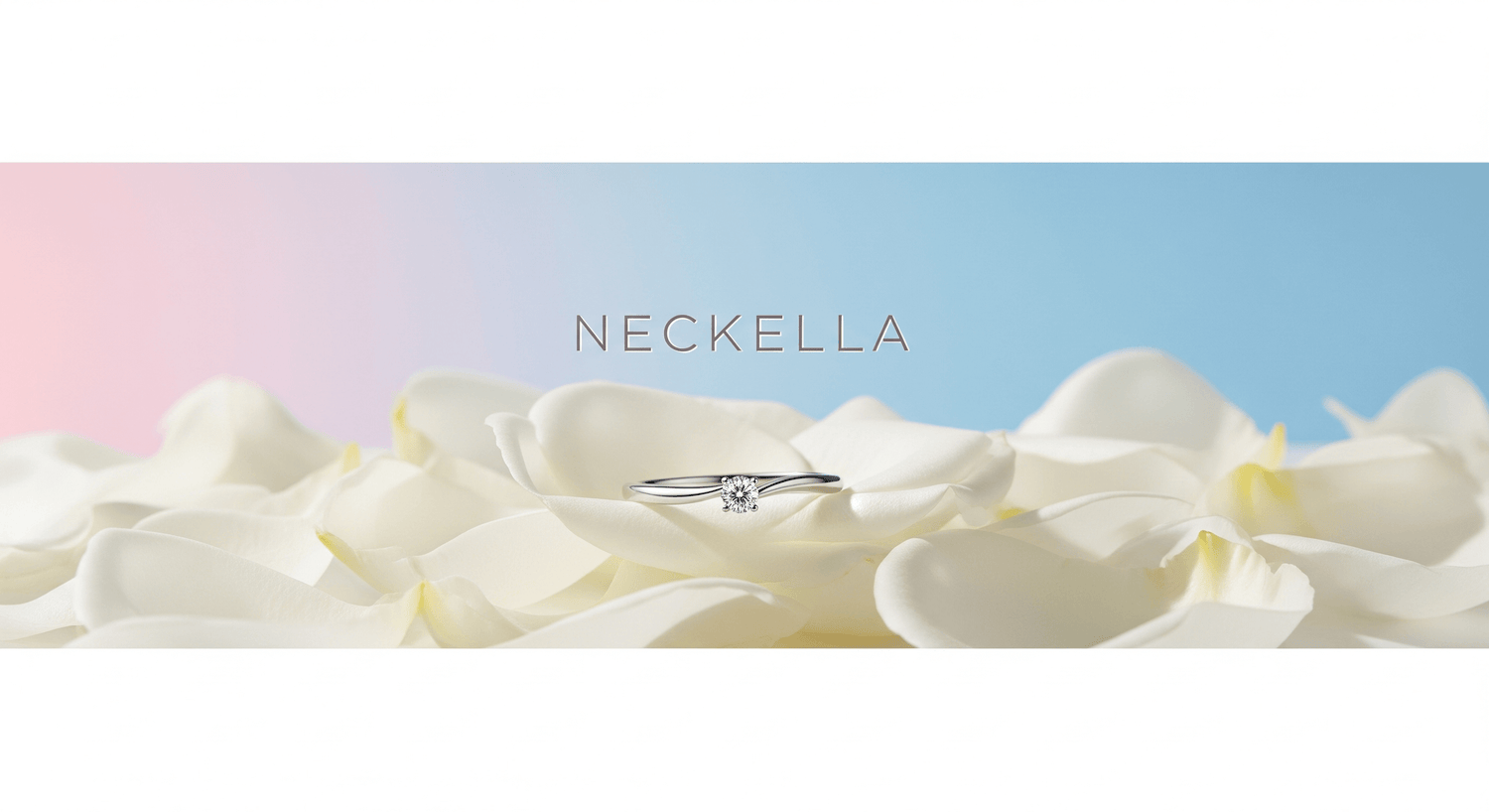 Elegant Finger Rings by Neckella on soft petals, showcasing stylish and affordable designs for daily wear.
