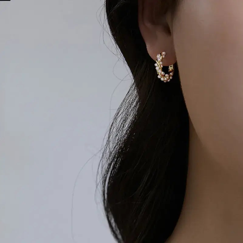 Lightweight geometric beaded earrings for all-day comfort