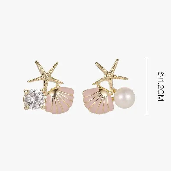 Women's geometric stud earrings casual and travel wear