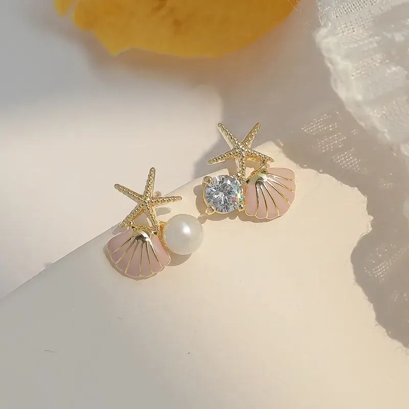 Women's geometric stud earrings zinc alloy with silver needles
