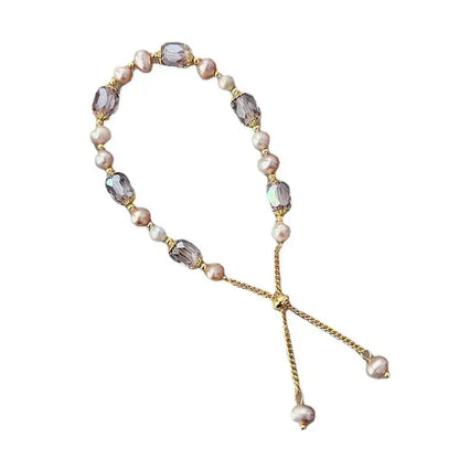 Pearl bracelet styled with casual and formal outfits