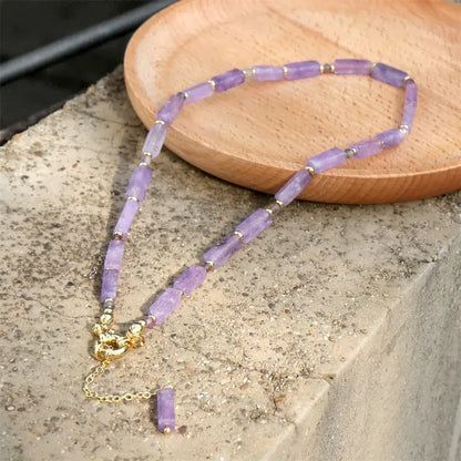 Unique 18K gold plated handmade necklace for women