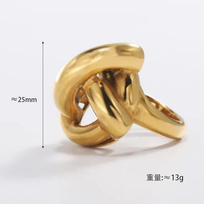 stacked rings featuring vintage geometric gold plated ring