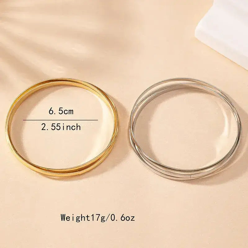 Gift packaging for Simple Style Solid Color Iron Bangle