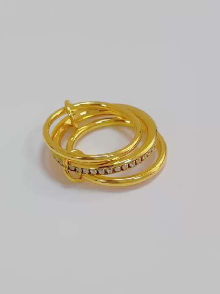 Stainless steel rings for women, durable and stylish