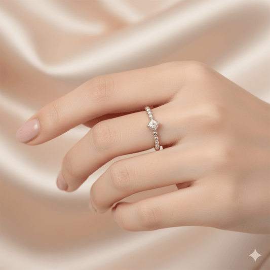 Geometric Open Ring – Worn on Finger